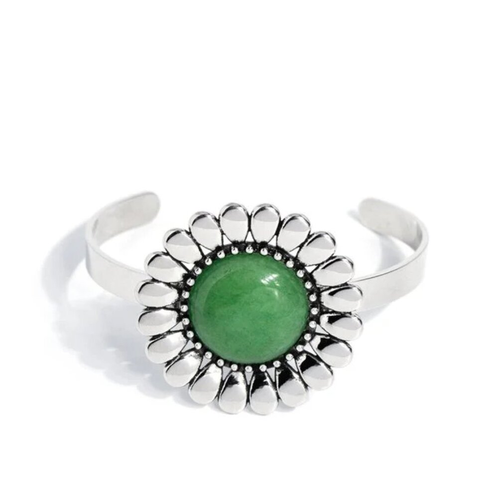 Paparazzi Organic Orchard Green Cuff Bracelet